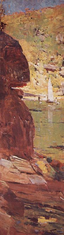 Arthur streeton Sydney Harbour oil painting image